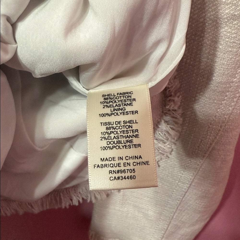Rebecca Taylor Cream Zip-Up Jacket women's Size 2 - Picture 5 of 8